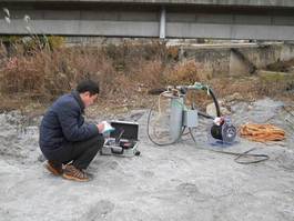지하수영향조사-조사공간이수질측정